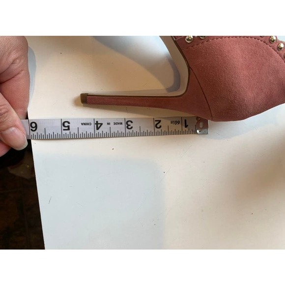 Jessica Simpson Mauve Beaded Heels - Picture 3 of 6